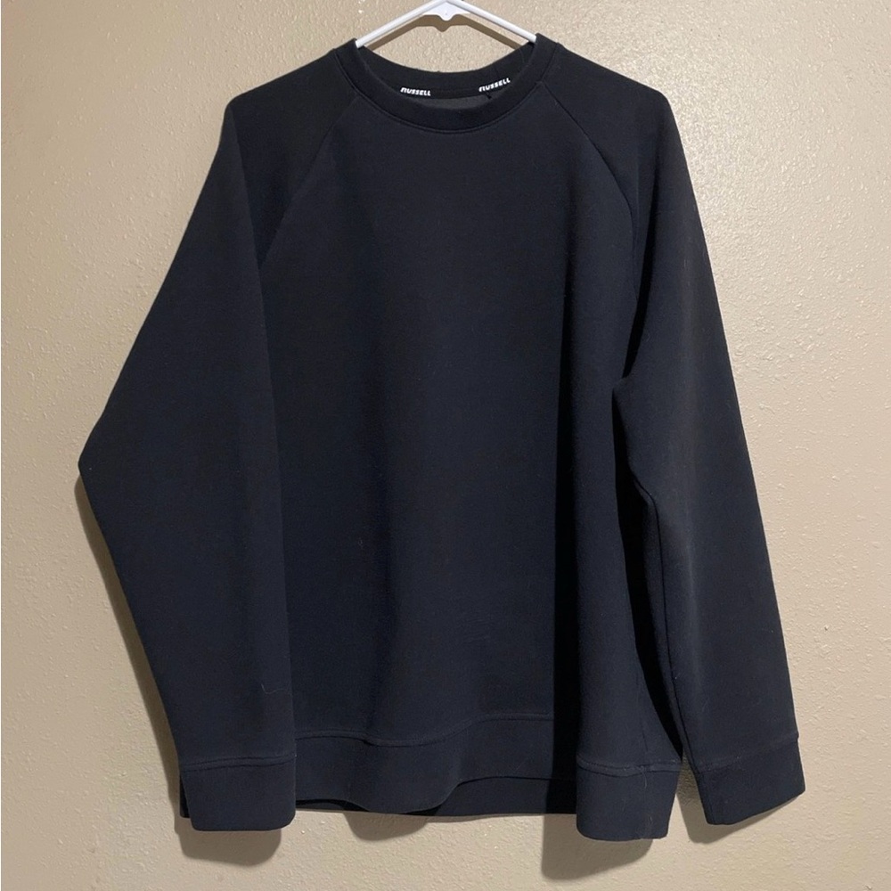 Russell Athletics Black Pullover Crewneck Sweatshirt Men’s L